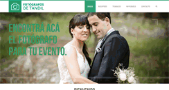 Desktop Screenshot of fotografosdetandil.com